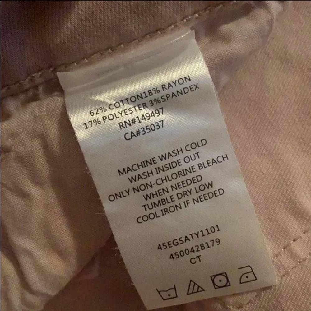 Sam Edelman Mid Rise Skinny Jeans Pink tie die NWT $128 - Picture 5 of 5